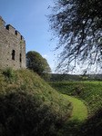 SX09377 View from moat at Restormel Castle.jpg